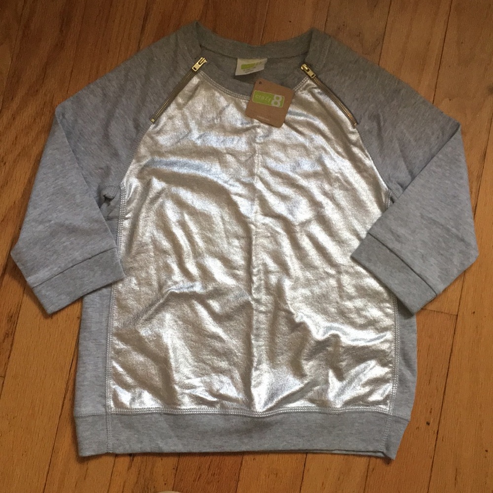 Girls 3/4 sleeve sweatshirt